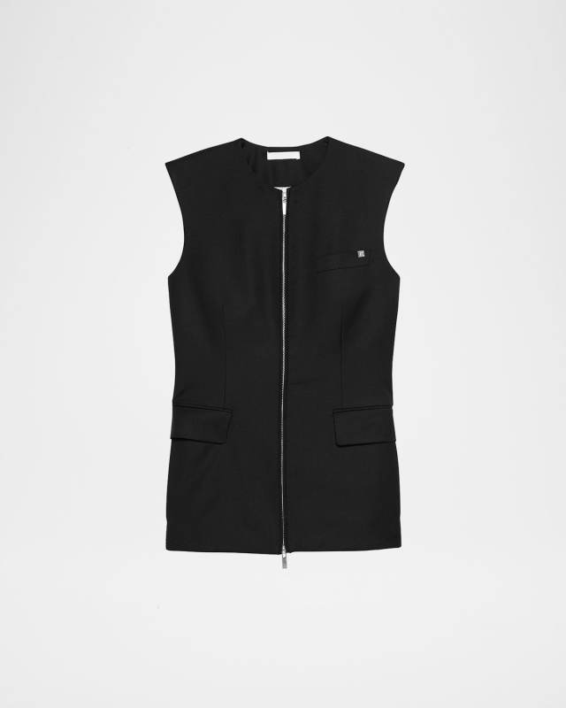 Zip Blazer Vest
